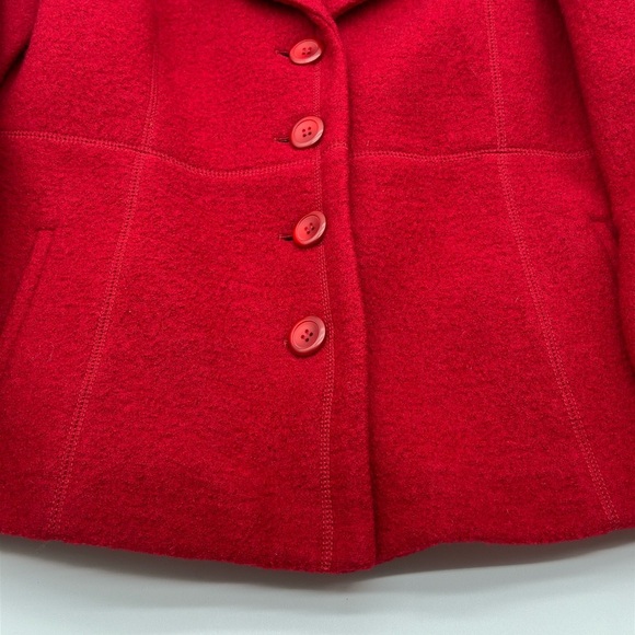 Women’s Pendleton Red 100% Merino wool blazer NWT Large - Picture 6 of 11